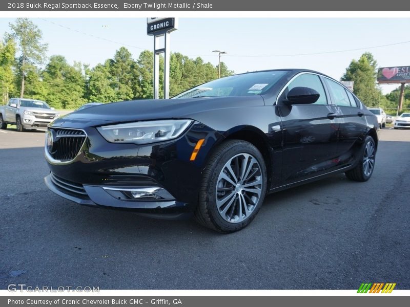 Ebony Twilight Metallic / Shale 2018 Buick Regal Sportback Essence