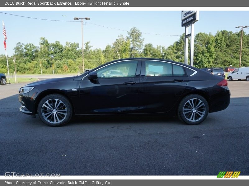 Ebony Twilight Metallic / Shale 2018 Buick Regal Sportback Essence