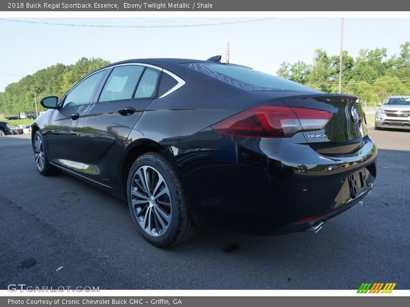 Ebony Twilight Metallic / Shale 2018 Buick Regal Sportback Essence