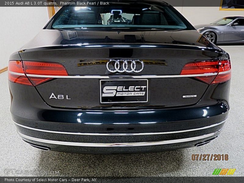 Phantom Black Pearl / Black 2015 Audi A8 L 3.0T quattro