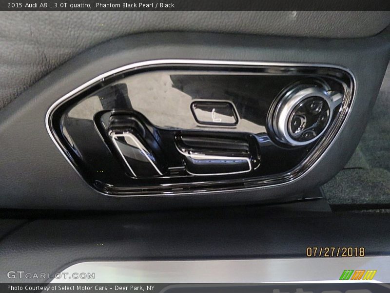 Phantom Black Pearl / Black 2015 Audi A8 L 3.0T quattro