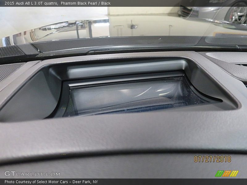 Phantom Black Pearl / Black 2015 Audi A8 L 3.0T quattro