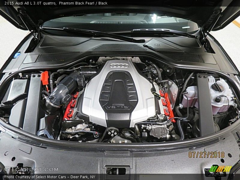 Phantom Black Pearl / Black 2015 Audi A8 L 3.0T quattro