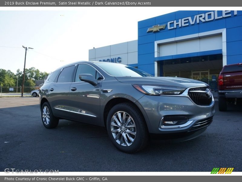 Satin Steel Metallic / Dark Galvanized/Ebony Accents 2019 Buick Enclave Premium