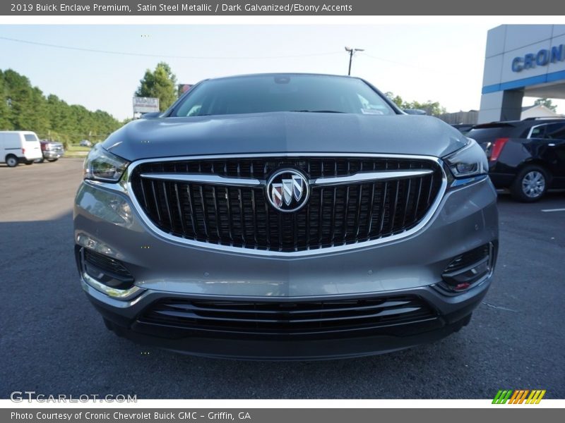 Satin Steel Metallic / Dark Galvanized/Ebony Accents 2019 Buick Enclave Premium