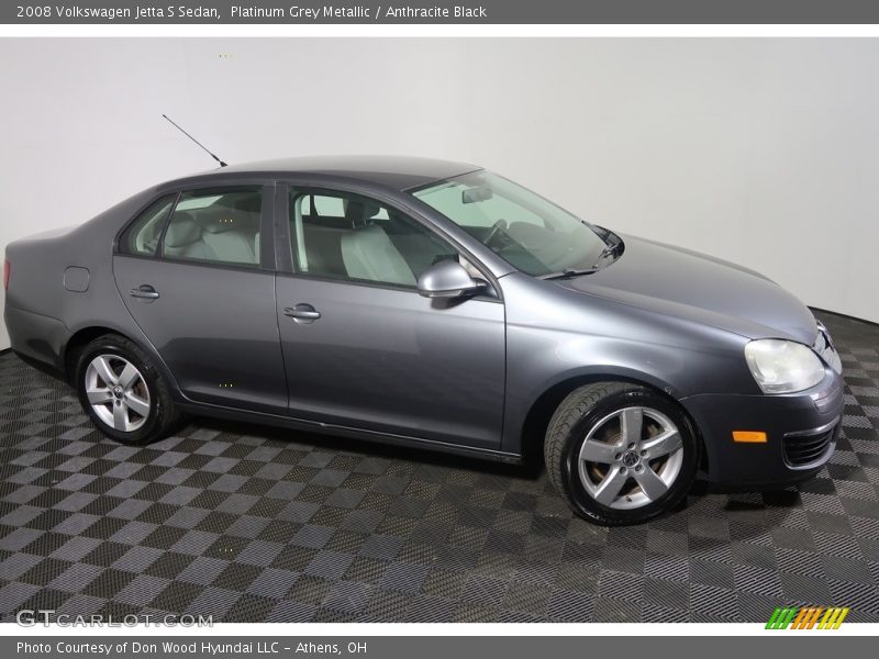 Platinum Grey Metallic / Anthracite Black 2008 Volkswagen Jetta S Sedan