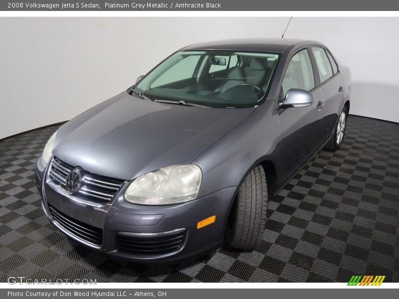 Platinum Grey Metallic / Anthracite Black 2008 Volkswagen Jetta S Sedan