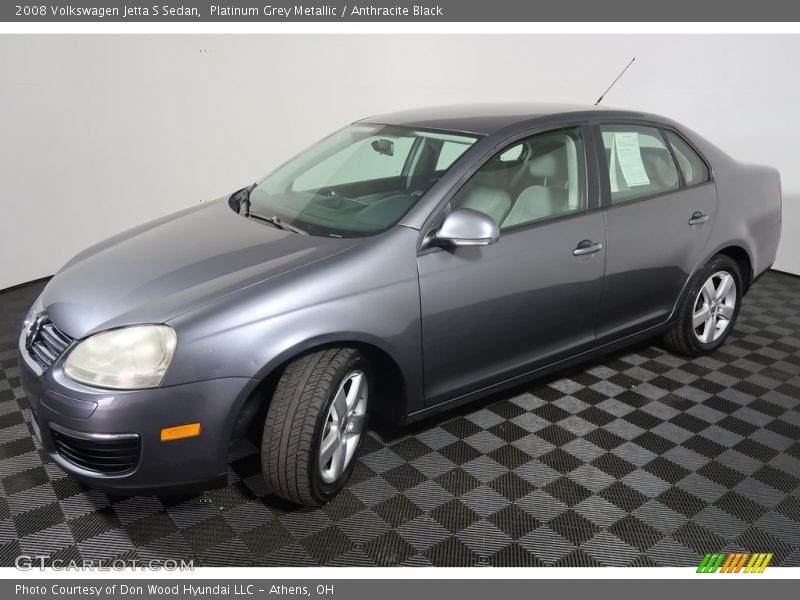 Platinum Grey Metallic / Anthracite Black 2008 Volkswagen Jetta S Sedan