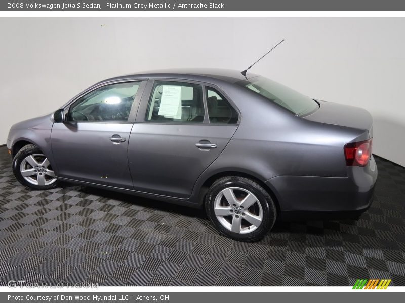 Platinum Grey Metallic / Anthracite Black 2008 Volkswagen Jetta S Sedan