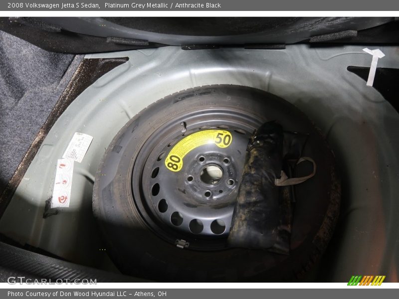 Platinum Grey Metallic / Anthracite Black 2008 Volkswagen Jetta S Sedan