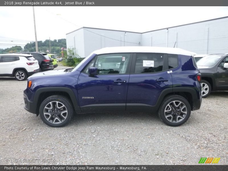 Jetset Blue / Black 2018 Jeep Renegade Latitude 4x4