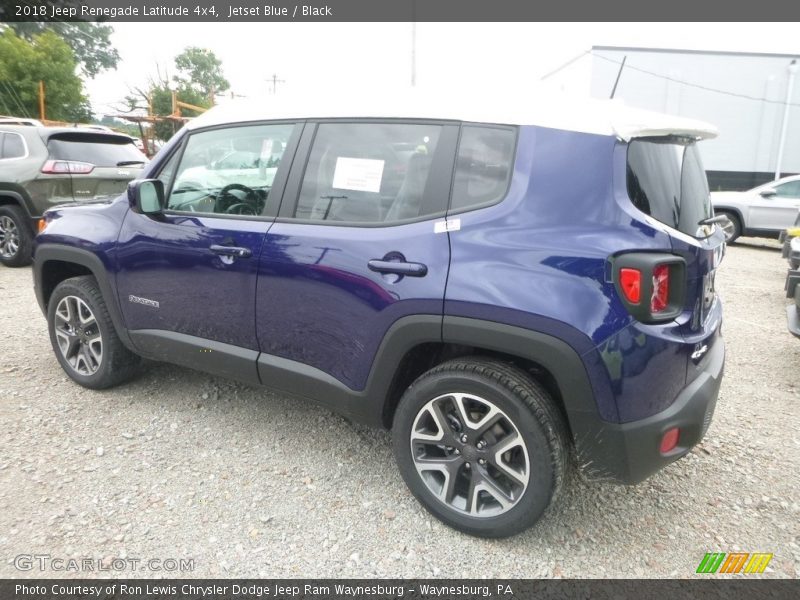 Jetset Blue / Black 2018 Jeep Renegade Latitude 4x4