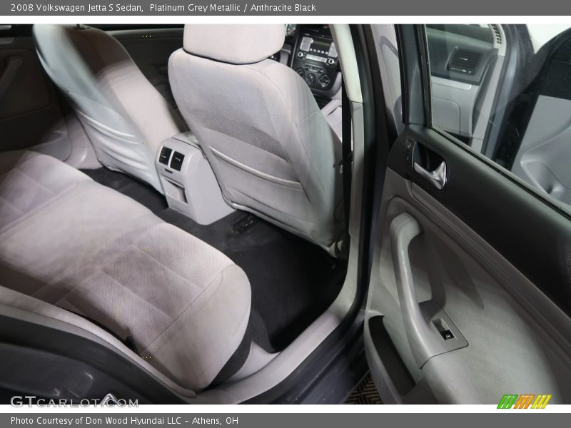 Platinum Grey Metallic / Anthracite Black 2008 Volkswagen Jetta S Sedan