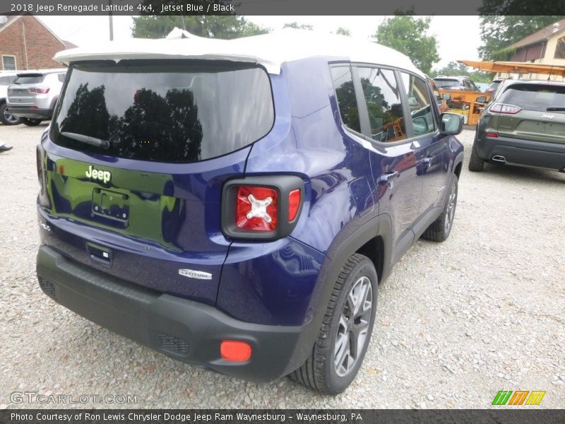 Jetset Blue / Black 2018 Jeep Renegade Latitude 4x4