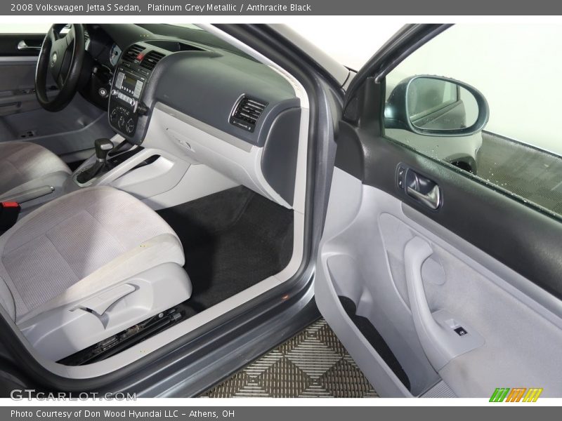 Platinum Grey Metallic / Anthracite Black 2008 Volkswagen Jetta S Sedan