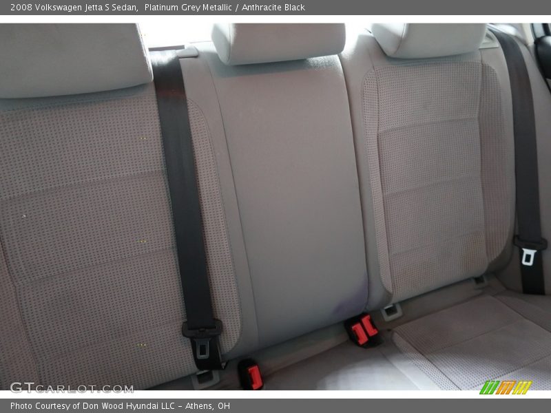 Platinum Grey Metallic / Anthracite Black 2008 Volkswagen Jetta S Sedan