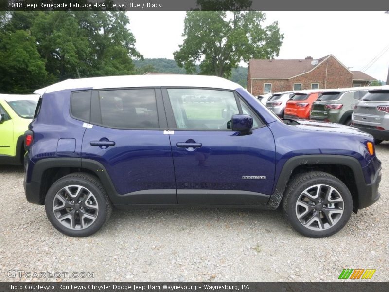 Jetset Blue / Black 2018 Jeep Renegade Latitude 4x4