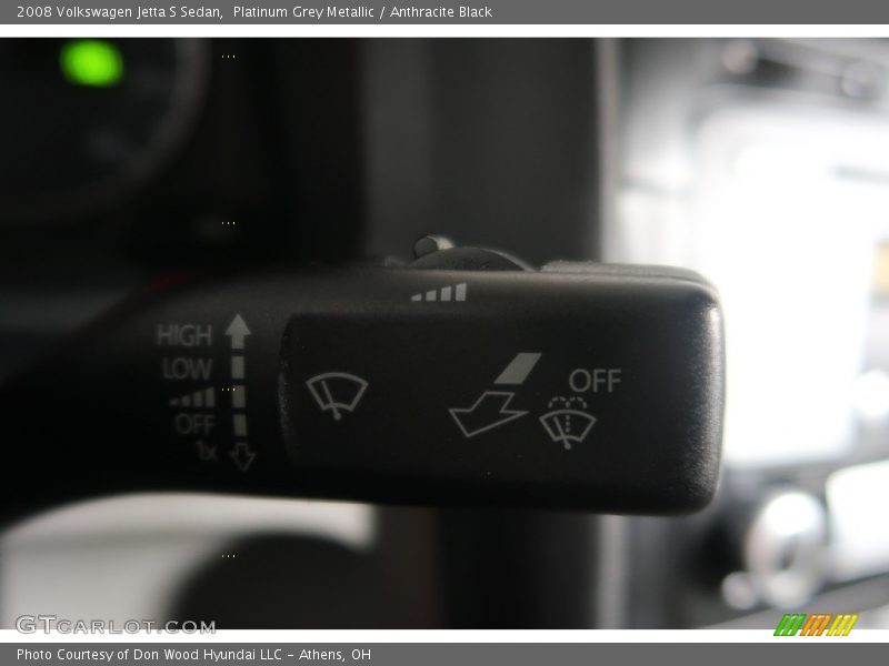 Platinum Grey Metallic / Anthracite Black 2008 Volkswagen Jetta S Sedan