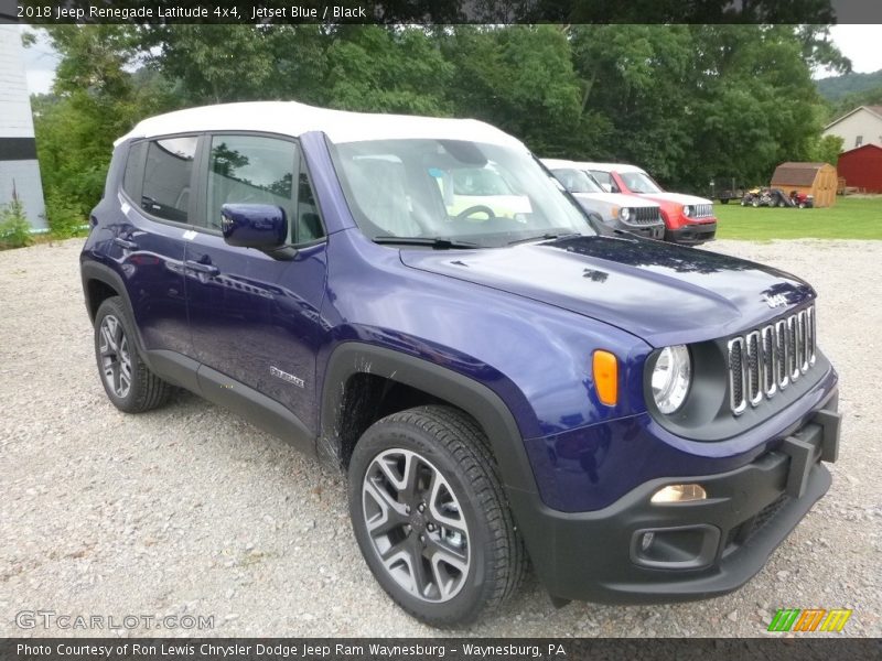 Jetset Blue / Black 2018 Jeep Renegade Latitude 4x4