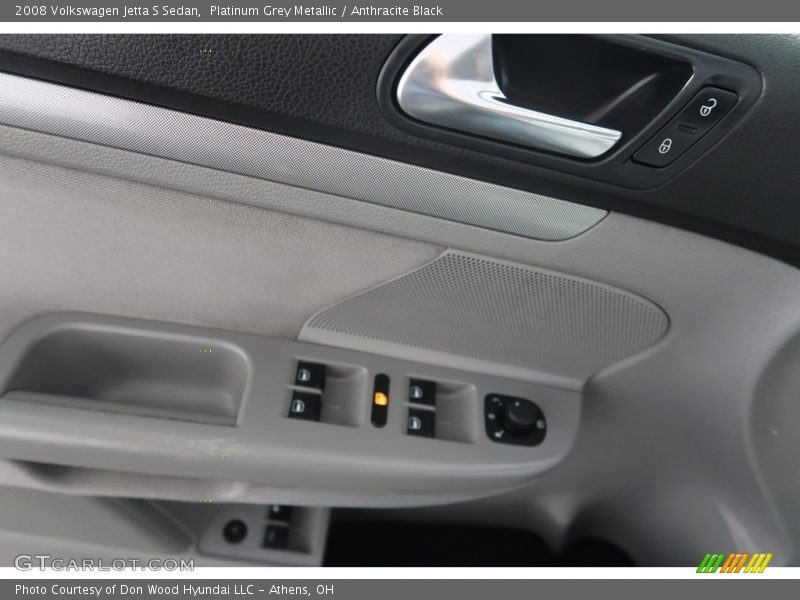 Platinum Grey Metallic / Anthracite Black 2008 Volkswagen Jetta S Sedan