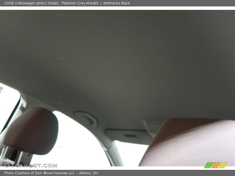 Platinum Grey Metallic / Anthracite Black 2008 Volkswagen Jetta S Sedan