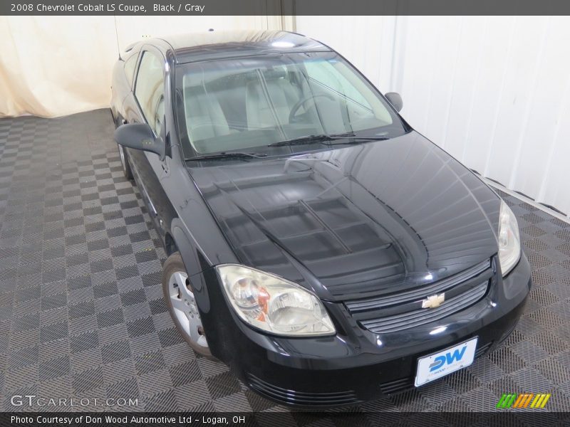 Black / Gray 2008 Chevrolet Cobalt LS Coupe