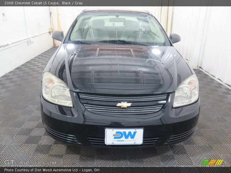 Black / Gray 2008 Chevrolet Cobalt LS Coupe