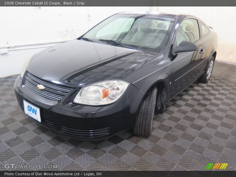 Black / Gray 2008 Chevrolet Cobalt LS Coupe