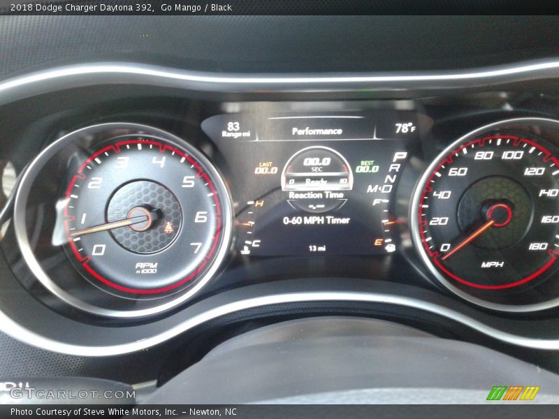 Go Mango / Black 2018 Dodge Charger Daytona 392