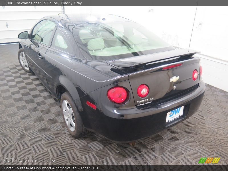 Black / Gray 2008 Chevrolet Cobalt LS Coupe