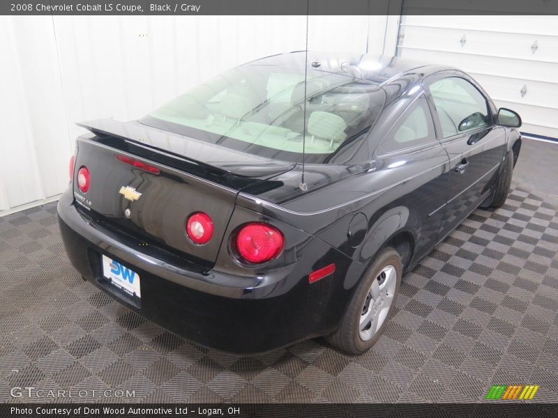 Black / Gray 2008 Chevrolet Cobalt LS Coupe