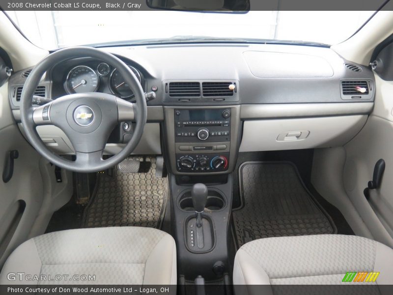 Black / Gray 2008 Chevrolet Cobalt LS Coupe