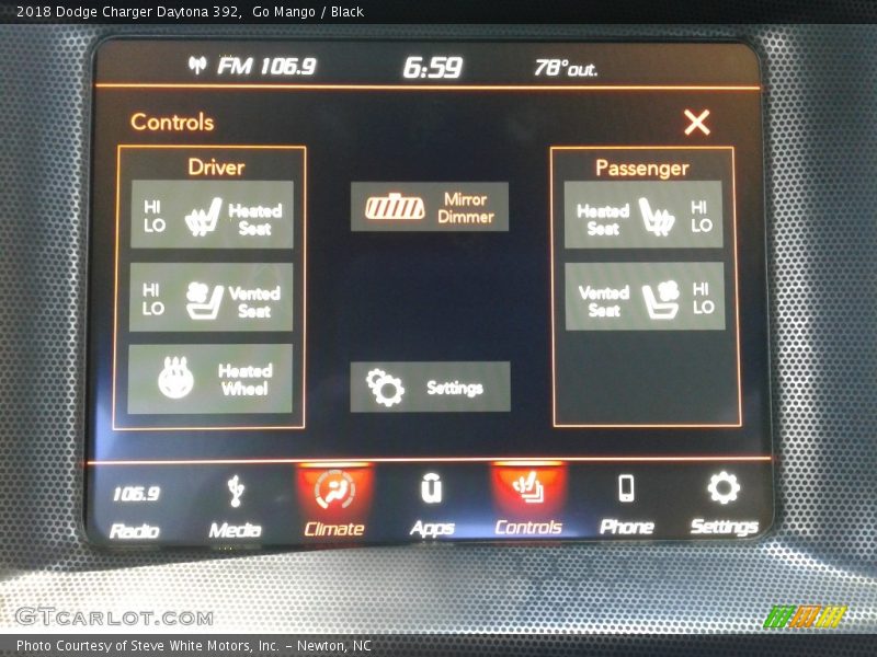 Go Mango / Black 2018 Dodge Charger Daytona 392