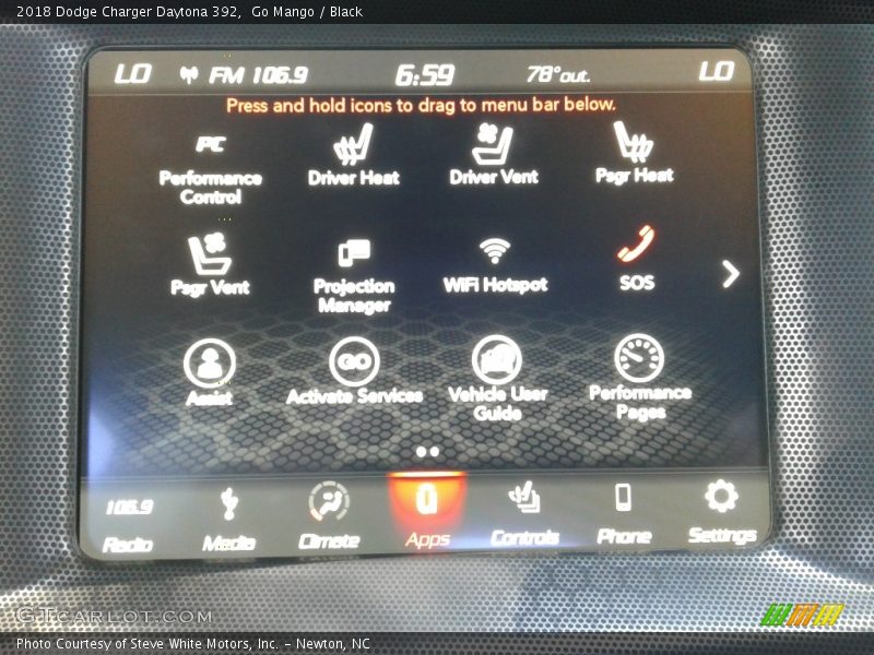 Go Mango / Black 2018 Dodge Charger Daytona 392