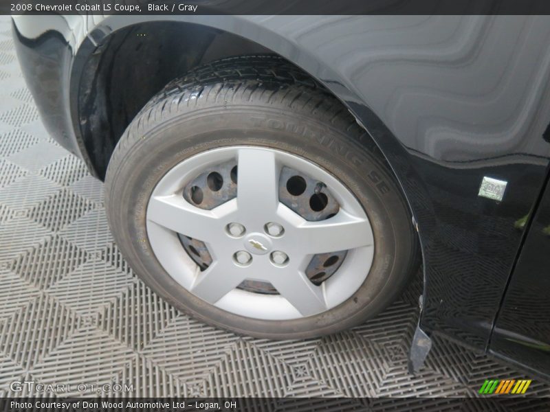 Black / Gray 2008 Chevrolet Cobalt LS Coupe