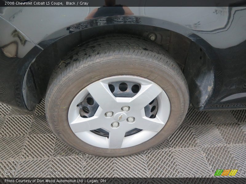 Black / Gray 2008 Chevrolet Cobalt LS Coupe