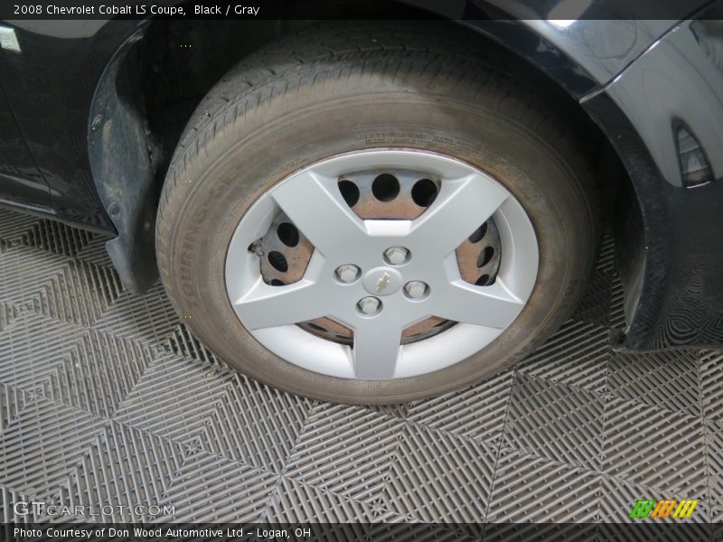 Black / Gray 2008 Chevrolet Cobalt LS Coupe