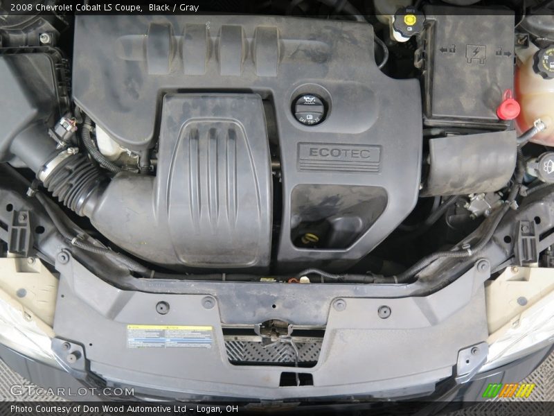 Black / Gray 2008 Chevrolet Cobalt LS Coupe