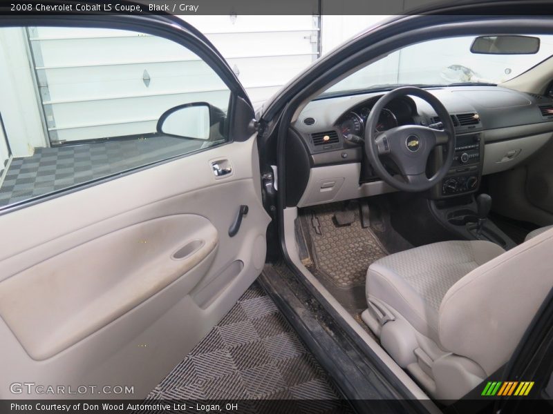 Black / Gray 2008 Chevrolet Cobalt LS Coupe