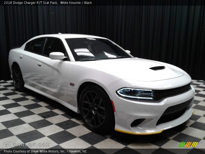 White Knuckle / Black 2018 Dodge Charger R/T Scat Pack