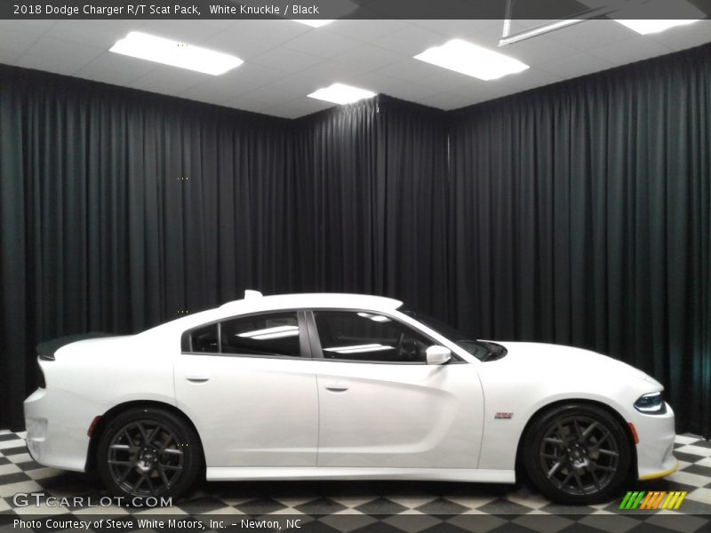 White Knuckle / Black 2018 Dodge Charger R/T Scat Pack