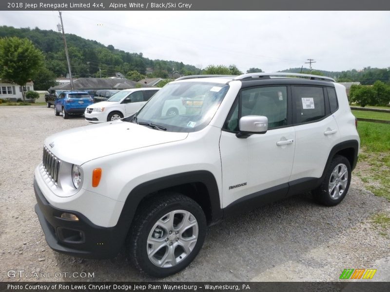 Alpine White / Black/Ski Grey 2018 Jeep Renegade Limited 4x4