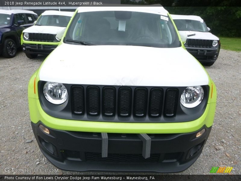 Hypergreen / Black 2018 Jeep Renegade Latitude 4x4