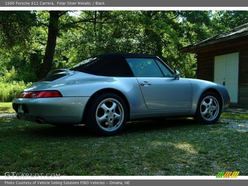 Polar Silver Metallic / Black 1996 Porsche 911 Carrera