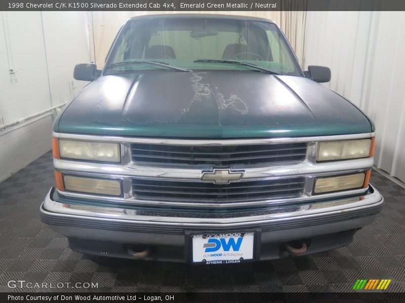Emerald Green Metallic / Neutral 1998 Chevrolet C/K K1500 Silverado Extended Cab 4x4