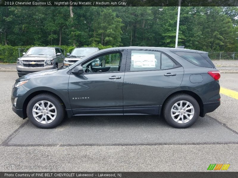 Nightfall Gray Metallic / Medium Ash Gray 2019 Chevrolet Equinox LS