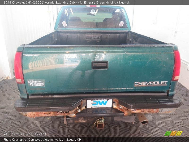 Emerald Green Metallic / Neutral 1998 Chevrolet C/K K1500 Silverado Extended Cab 4x4