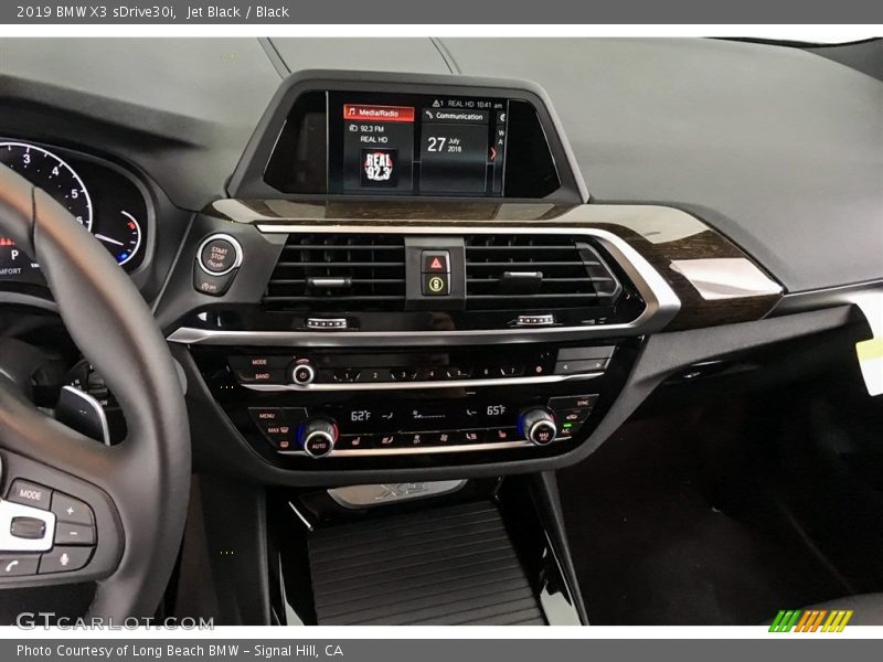Jet Black / Black 2019 BMW X3 sDrive30i
