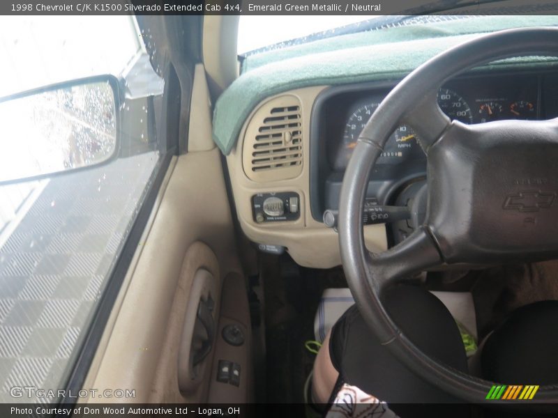 Emerald Green Metallic / Neutral 1998 Chevrolet C/K K1500 Silverado Extended Cab 4x4