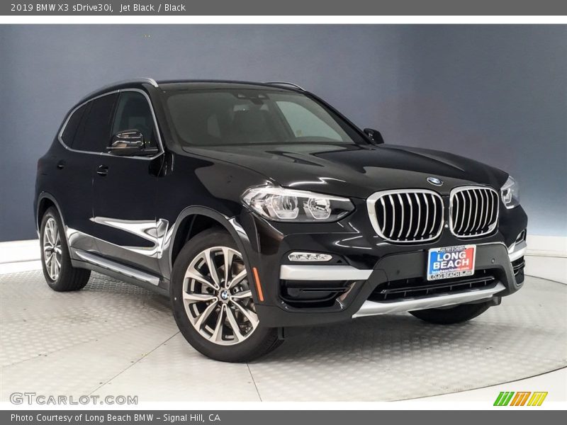 Jet Black / Black 2019 BMW X3 sDrive30i
